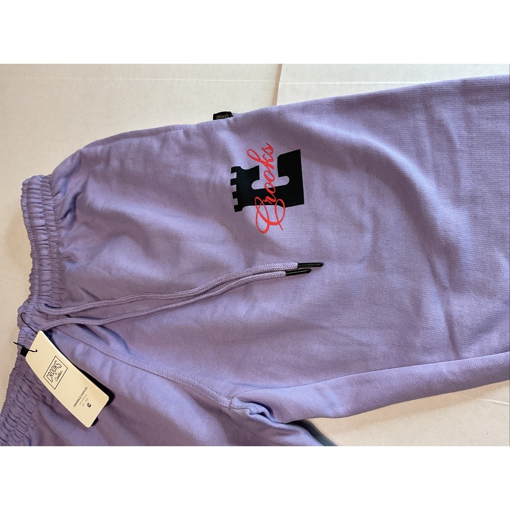 Crooks & Castles Women's purple Sweat Pants - Medium - Picture 3 of 4